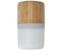 Coluna Bluetooth em bambu com luz "Aurea" - Bullet™